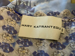 MARY KATRANTZOU Jewel and Dragonfly Printed Silk Tank Dress UK 10 US 6 ladies