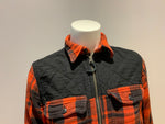 RALPH LAUREN Polo Black & Orange Gingham Shirt Size XS ladies