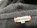 CHINTI & PARKER Merino wool and cashmere-blend oversized hooded cardigan Size XS ladies
