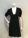 See by CHLOÉ Wool Blend LBD Little Black Dress Size I 38 UK 6 US 2 ladies