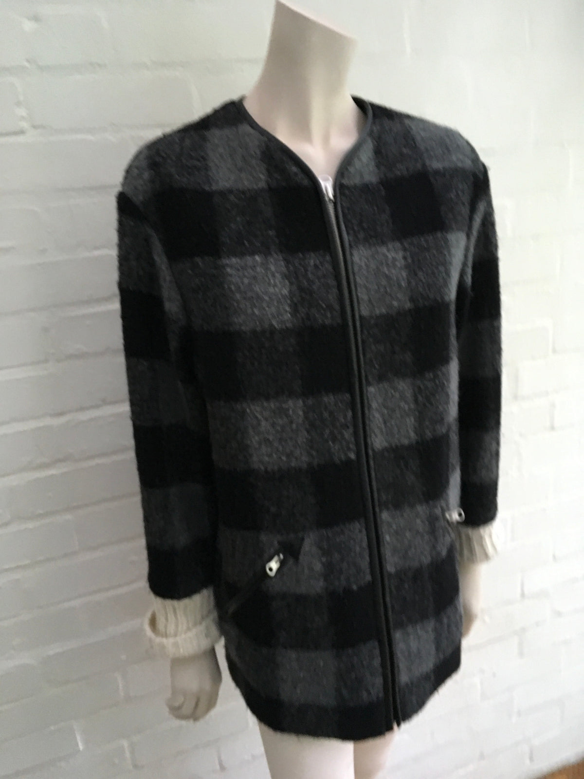 Isabel Marant Étoile Women's Bouclé Check Wool Gelicia Coat Ladies