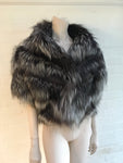 Birger Christensen Fox Fur Capelet Bolero Cropped Cape Ladies