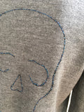 Zadig & Voltaire Grey Gwendal Bis Merino Wool Knit Sweater Jumper Size M medium Ladies