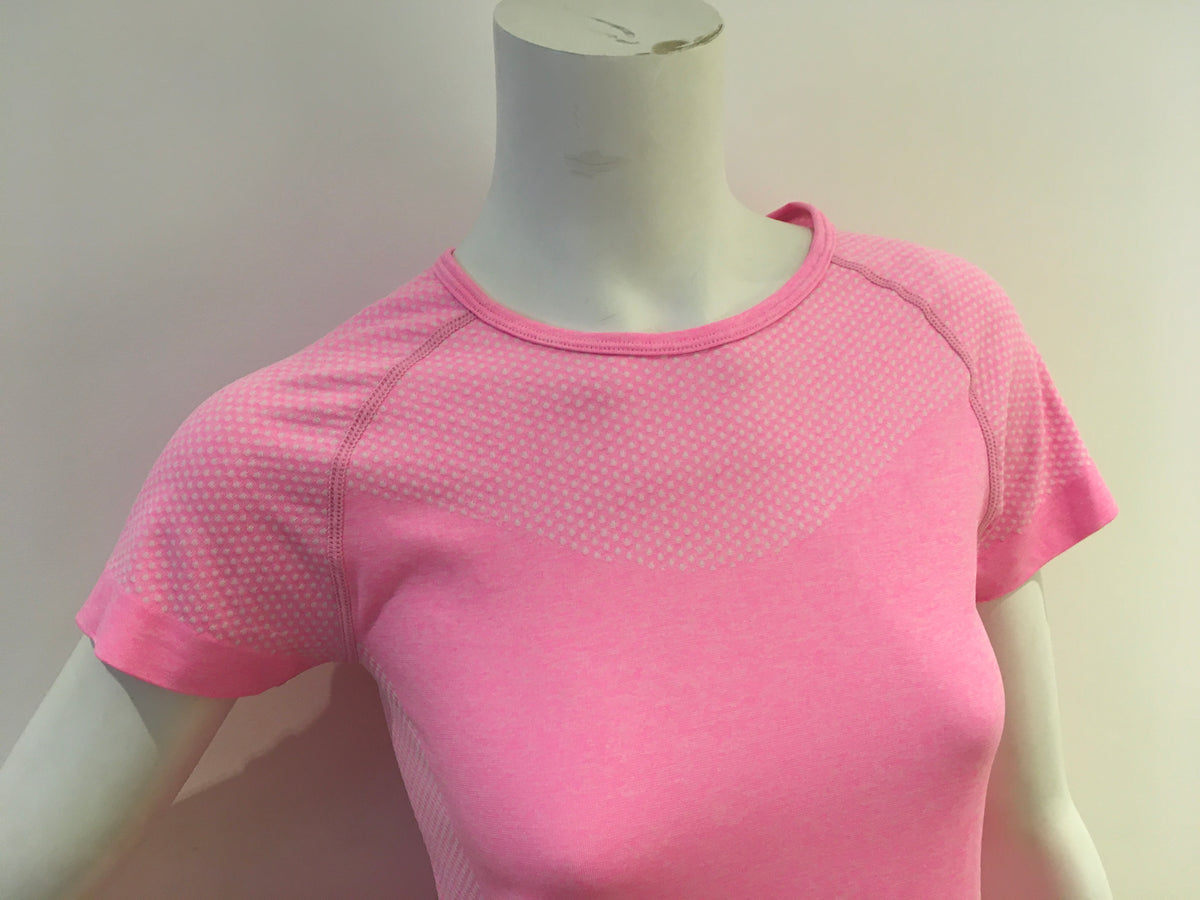 Workout Neon Pink Women's Slim fit T Shirts SIZE UK 10 / 12 ladies
