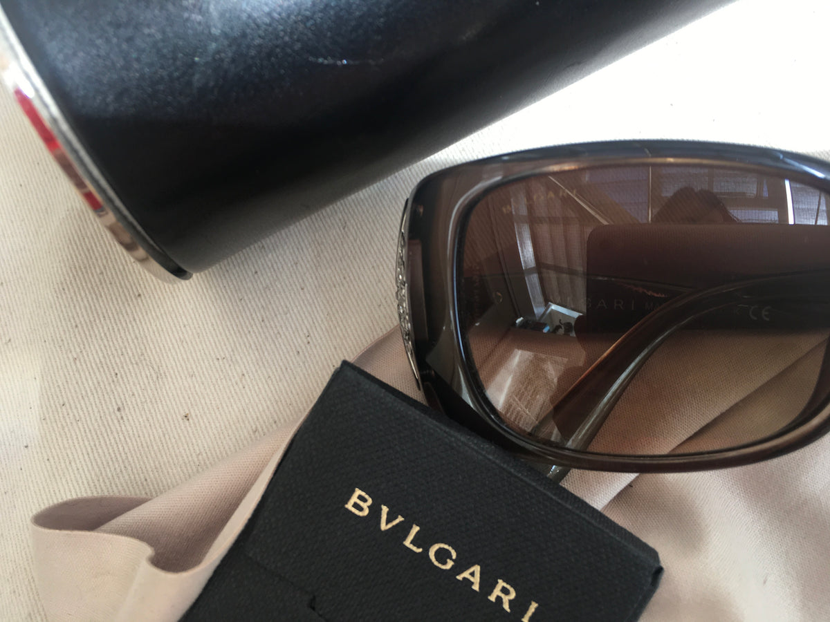 BVLGARI SWAROVSKI CRYSTAL BV 8099B 55 986/13 SUNGLASSES ladies