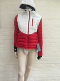 PERFECT MOMENT Vale matelassé quilted shell down hooded ski jacket Size M medium LADIES