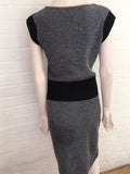 Christian Dior Iconic Collectors Piece Wool Knit Sweaterdress Dress SZ 40 UK 12 ladies