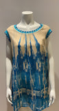 Cacharel RUNAWAY Silk City Cathedral Print Mini Dress Size F 34 UK 6 US 2 ladies