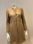 Vanessa Bruno Athé Fall lambswool neural beige coat Size F 34 UK 4 US 2 ladies