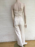 Reiss Womens Vianne bandeau crepe strapless jumpsuit Size UK 4 US 0 ladies