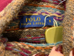 Ralph Lauren Polo Cressida Lambswool Fair Isle Mockneck Jumper Sweater S small ladies