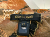 ROBERTO CAVALLI 2003 Viscose Off Shoulder printed top Size XS ladies