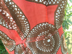 Tory Burch Multicolor Print Silk Sleeveless Pleated Empire Dress SZ 6 UK 10  LADIES