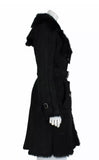 BURBERRY PRORSUM Shearling Trench Coat Size UK 6 US 4 I 38 as Kate Middleton ladies