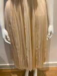 JILL STUART Ivory Pleated Silk Evening Dress Size US 2 UK 4 XS Most Beautiful ladies