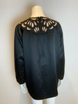 JASMINE DI MILO RUNAWAY SILK LASER CUT BLOUSE SIZE UK 14 US 10 EU 42 ladies