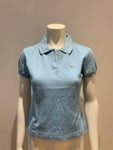 LACOSTE Light Blue Polo T shirt Size 42 ladies