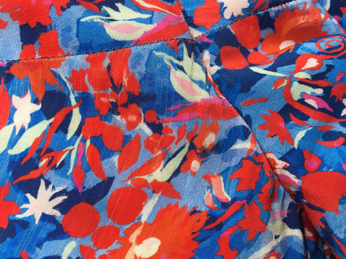 Saloni Floral Donna Printed Silk-crepe De Chine Dress  Ladies