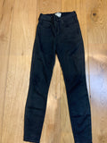 L’AGENCE Black Margot High Rise Skinny Jeans Size 24 ladies