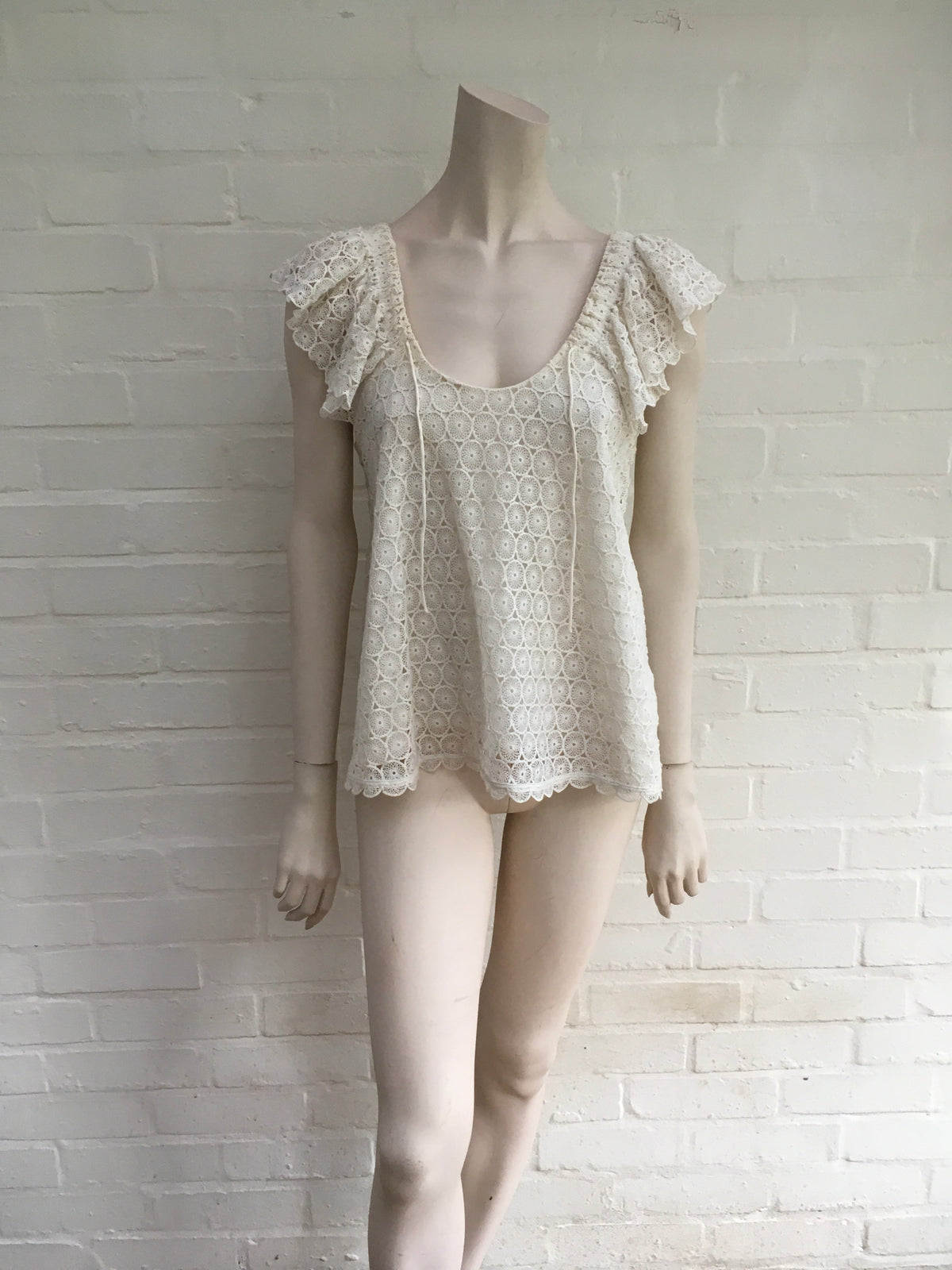 CHLOÉ Crocheted lace top Ladies