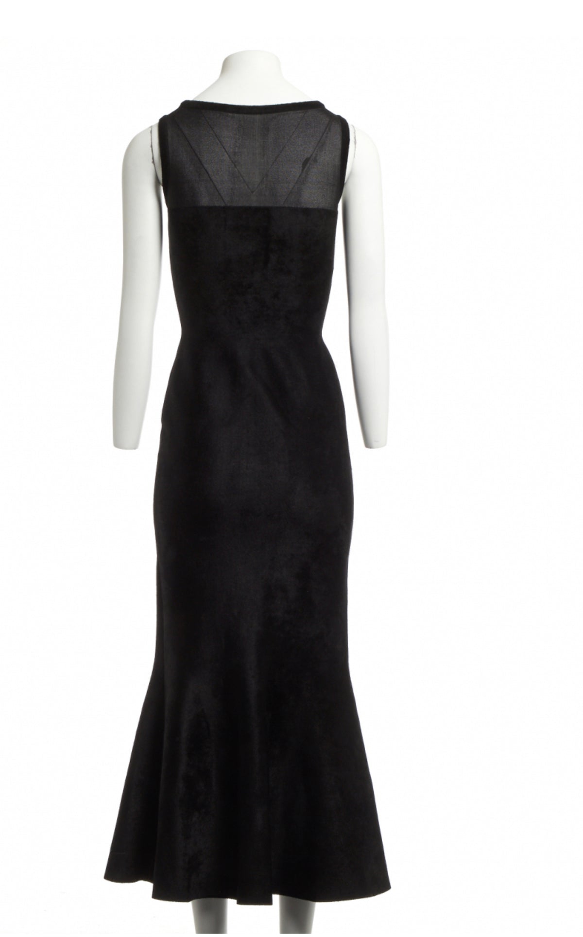 Azzedine Alaïa Alaia MOST WANTED Black Stretch-velvet Gown Size F 40 UK 12 US 8 ladies