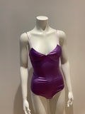 JASMINE DI MILO Purple Silk-charmeuse camisole Top Body Size UK 8 SMALL ladies