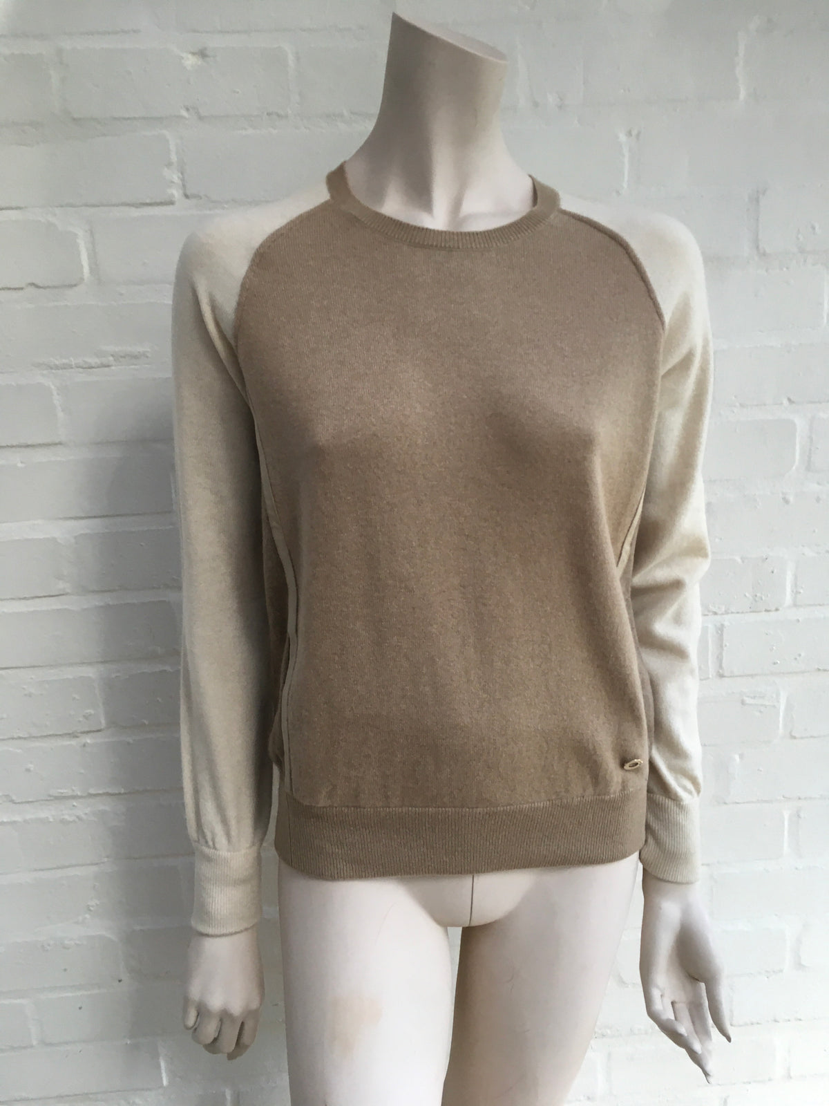 Loro Piana Ladies BABY CASHMERE Colorblock Jumper Sweater Pullover I 38 XS ladies