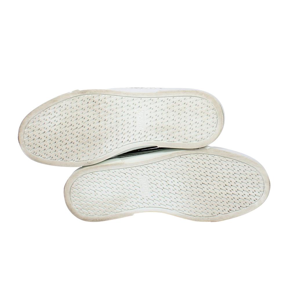 HERMÈS Calfskin Epsom Womens Velvet Sneakers 37 White Grey Crocodile T –  Afashionistastore