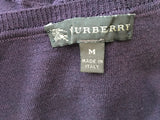 BURBERRY PRORSUM Lightweight Jumper Sweater Purple Plum Ladies