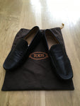 Tod's Driving Loafers Moccasin Leather Shoes Men