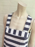 See by Chloé Striped stretch-denim mini dress Ladies