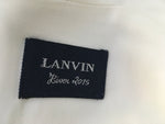 LANVIN TWO TONE BLACK & WHITE CREPE DRESS HIVER 2015  Ladies