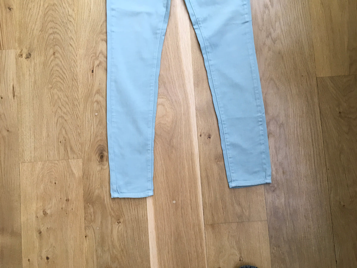 PAIGE Verdugo Ultra Skinny Jeans Denim Pants in Mint Green Ladies