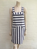 See by Chloé Striped stretch-denim mini dress Ladies