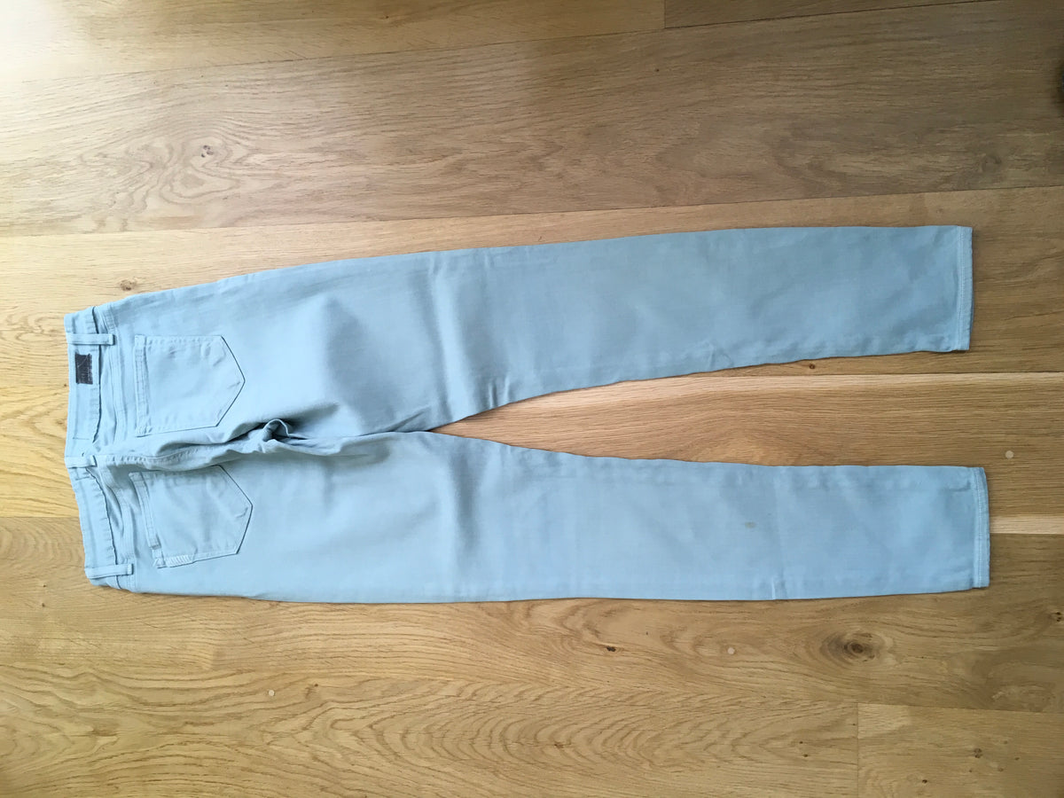 PAIGE Verdugo Ultra Skinny Jeans Denim Pants in Mint Green Ladies