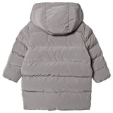 Stella McCartney KIDS Girls' Grey Clay Long Puffa Winter Jacket Size 8 years children