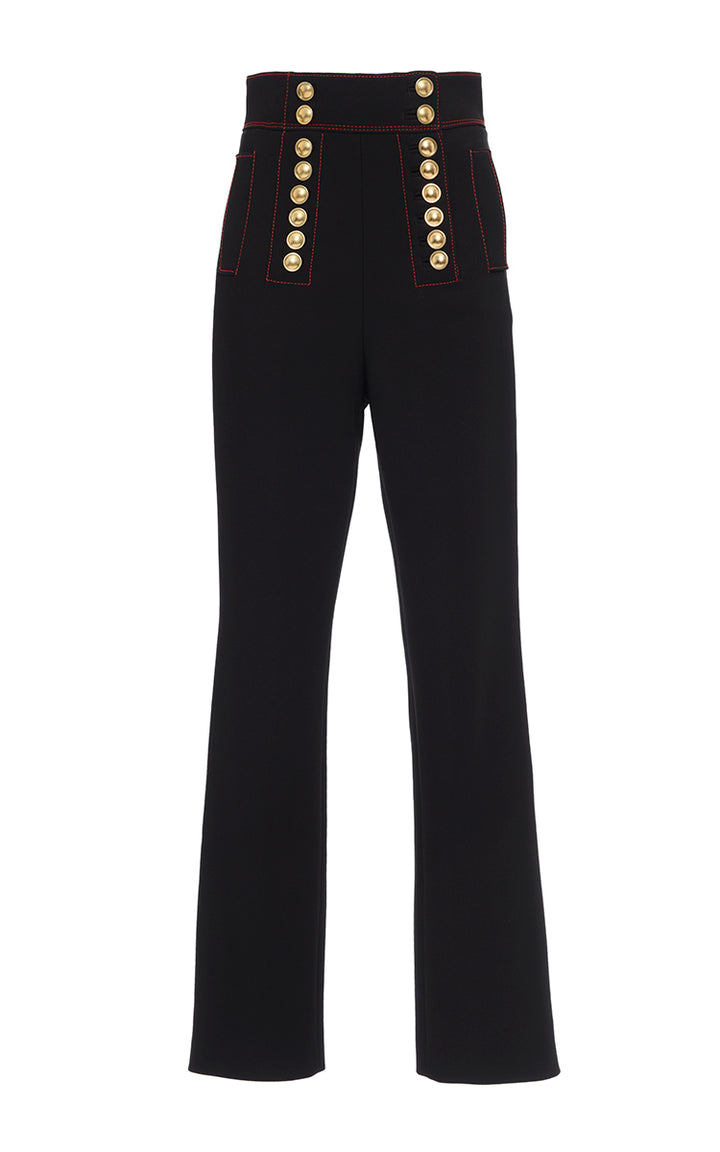 BURBERRY PRORSUM 2018 High Waist Military Pants Trousers Ladies