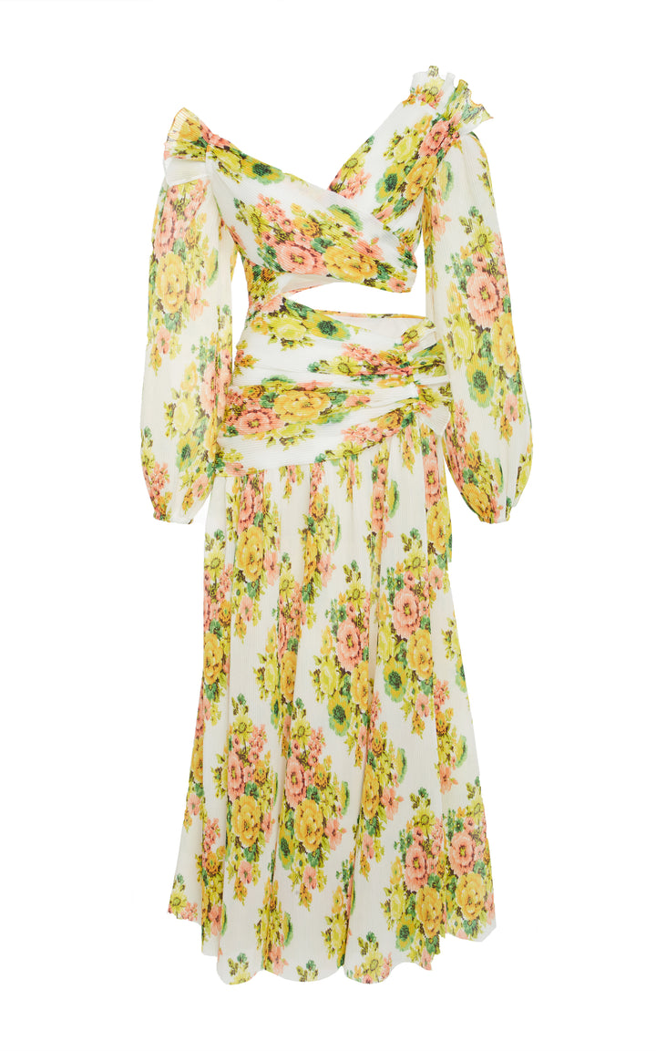 ZIMMERMANN MOST WANTED Golden Surfer Midi Dress Ladies