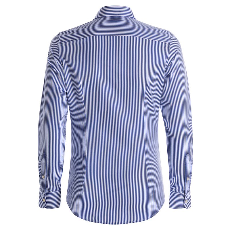 RALPH LAUREN SPORT SLIM FIT STRIPED LONG SLEEVE OFFICE SHIRT SIZE US 8 UK 12 ladies