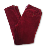 Ralph Lauren burgundy corduroy pants Skinny Trousers LADIES