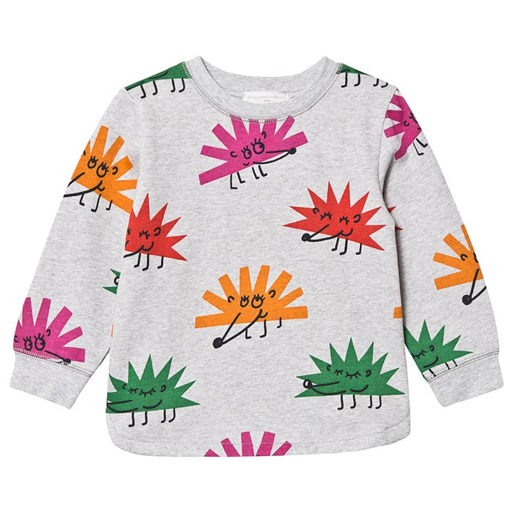 Stella McCartney KIDS Girls' Grey Hedgehog Sweatshirt 5 Years old Children
