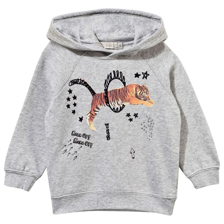 Stella McCartney KIDS Grey Joey Circus Tiger Hoodie Sweatshirt Size 6 years children