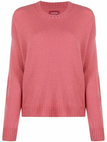 Zadig & Voltaire's Delux Markus logo-knit cashmere jumper sweater Size XS ladies