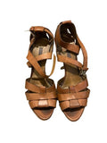 Ralph Lauren Collection Brown Leather Sandals Size 9 1/2 UK 6.5 39.5 ladies