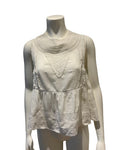Zadig & Voltaire's Delux Tefila Deluxe Top Lace Top Size S small ladies