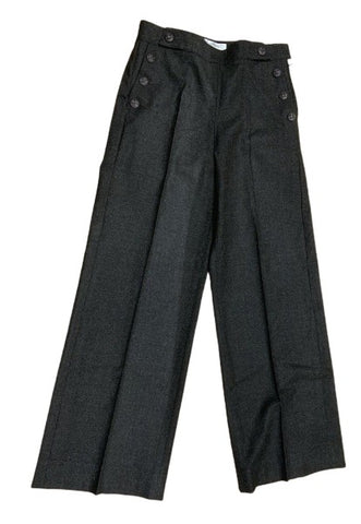 MAX MARA Dark Grey Wool Culottes Pants Trousers Size XS ladies