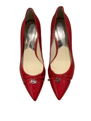 Michael Michael Kors Red Patent Leather Pumps Size 9 Eu 39 UK 6 ladies