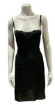 $290 Pleasure State Black lace trim camisole dress size 0 XXS ladies