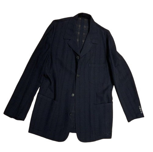 Hermès Hermes Paris Wool Navy Suit Jacket F 52 US 42 men