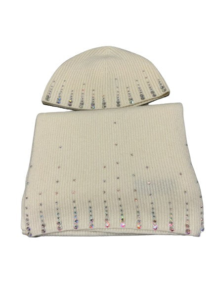 William Sharp Swarovski® crystals CASHMERE WITH MATCHING SET Scarf Shawl ladies